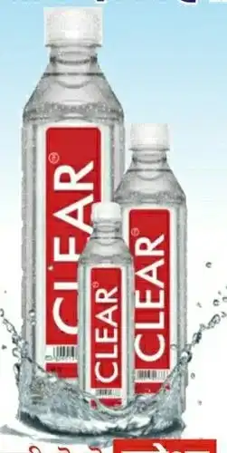CLEAR WATER Premium Drinking Water with Added Minerals